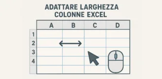 Adattare larghezza colonne in Excel